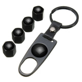 New Tool Wrench Keychain Logo Car Tyre Valve Caps Air Dust Covers For Ibiza LEON Alhambra Altea Exeo