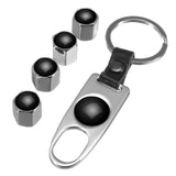 New Tool Wrench Keychain Logo Car Tyre Valve Caps Air Dust Covers For Ibiza LEON Alhambra Altea Exeo