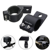 2pcs 1.6 inch  Bullbar Mounting Bracket Clamp LED Work Light Bar Holder 40-45mm Black for Vehicles