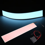 30x5cm 12V Flexible EL Light Panel Electroluminescent Back Light Strip Lamp with Inverter for Home Car Party