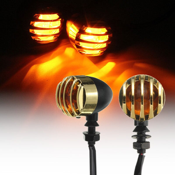 Turn Signal Lights Blinker Amber Bullet Style for Harley for Yamaha for Kawasaki for Suzuki for Honda