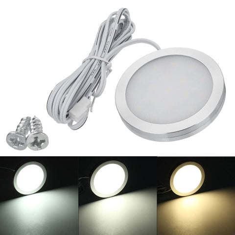 6pcs 12V Car RV Interior LED Spot Light Ceiling Dome Lamp 18LED for Lorry Motorhome Caravan Bus Boat Home Lighting