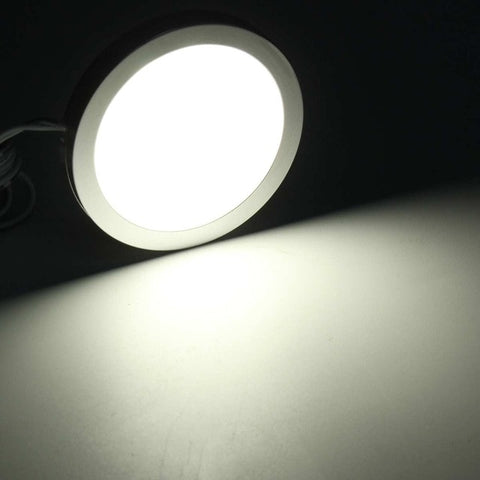 6pcs 12V Car RV Interior LED Spot Light Ceiling Dome Lamp 18LED for Lorry Motorhome Caravan Bus Boat Home Lighting