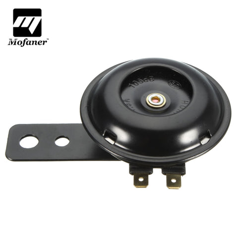 Mofaner 12V 105dB Horn Loud Black Scooter Moped Dirt ATV Motorcycle Motorbike Bike Horn 1.5A
