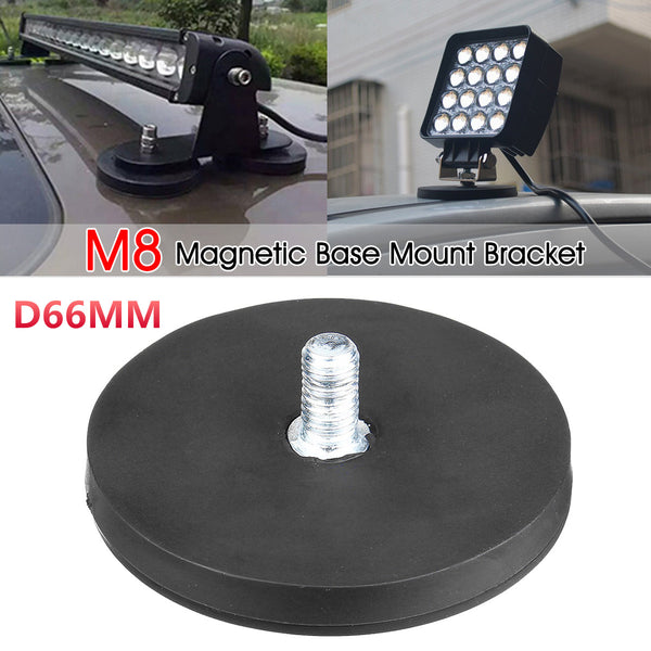 Car LED Work Light Bar Powerful Magnetic Mounting Base Bracket Lamp Holder Magnet Sucker For Offroad SUV ATV UTB Pickup