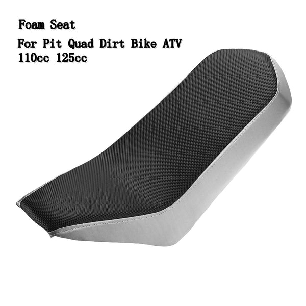 Durable Black Vinyl Foam Seat For 110cc 125cc Racing Style Quad Dirt Bike ATV 4 Wheeler