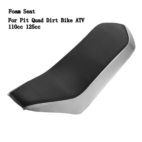 Durable Black Vinyl Foam Seat For 110cc 125cc Racing Style Quad Dirt Bike ATV 4 Wheeler