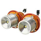 10W(5W*2PCS) 12V LED Headlight Angel Eyes Halo Rings Bulb Lamp 6000k 1200LM White Light for BMW E39/E60 X3 X5