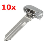 10 PCS Brand New Remote Key Keyless Entry Uncut Key Blank Blade Insert for Chrysler for Dodge for Jeep Ram  M3N-40821302